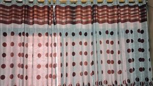9 Feet Length Curtains 5 Pieces
