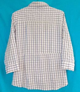 SALE - Gingham Button-Up Shirt