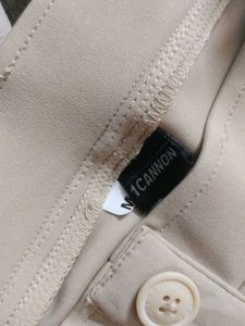 Beige Flare Pants