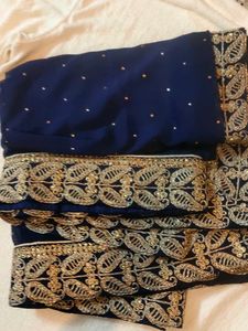 Anarkali Elegant Navy Blue Ethnic Gown