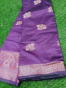 Elegant Purple Saree