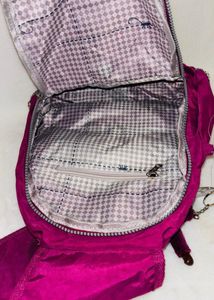 Kipling Purple Backpack
