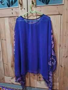 Floral Print Kaftan Top