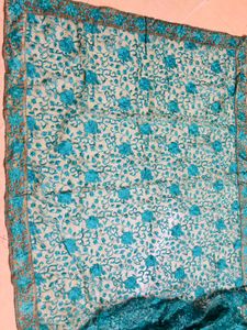 Embroidered saree