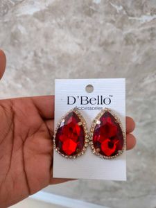 Red crystal Earrings