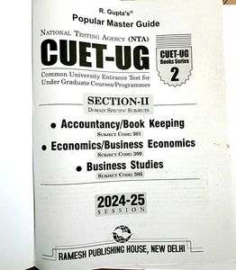 CUET-UG Exam Prep Book