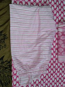 Pure 3 Pcs Cotton Kurta Set