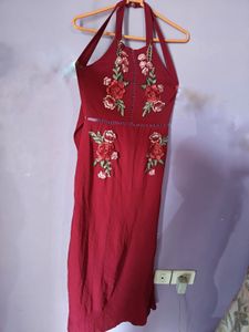 Floral Embroidered Dress