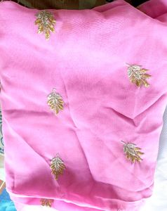 New Baby Pink Saree