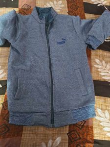 Puma Blue Jacket used but like new no flaw m size