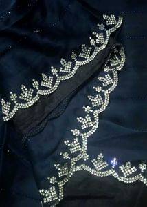 Elegant Black Saree
