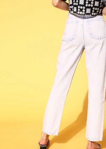 Sassafras Women High Rise Regular Fit Denim