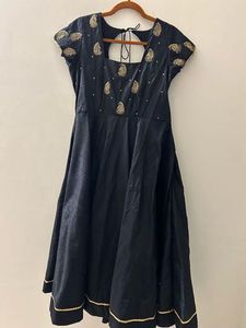 Black Anarkali With Patola Duppata