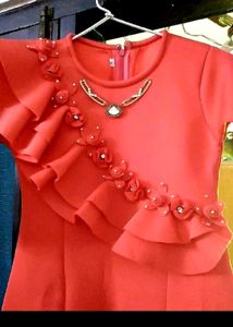 Party Dress For Girls 6-9 Age Group
