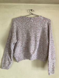 Mixed Yarn Korean Style Cardigan