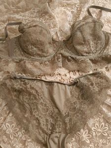 Gorgeous Lace Sage Green Lingerie Set