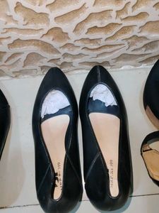2 Pair Of Black Jotis With Heels