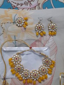 Gold Plated Kundan Set