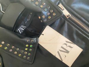 ZARA studded leather jacket * Limited edition *