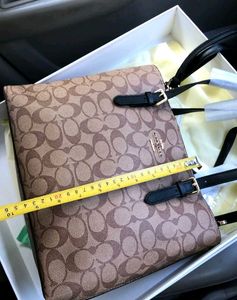 COACH NEW TOTE BAG WD INVOICE BILL N DUST COVER