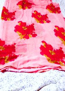 Floral Print Saree