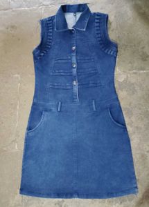 Denim Sleeveless Dress