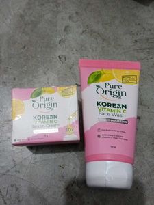 Pure Origin VitC Combo of Facewash+ Face cream