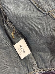 Denim Crop Shirt - new and never wore