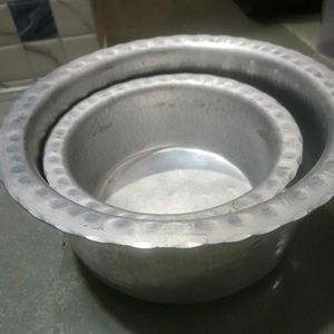 Aluminum Cooking Pots (Set of 2)