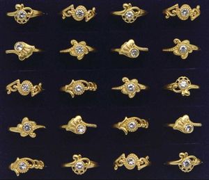 20pcs Of Elegant Gold Rings