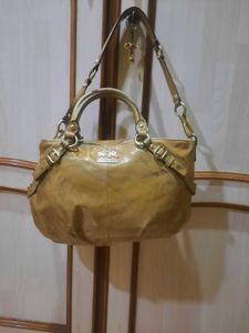 Coach Madison Patent Leather Satchel