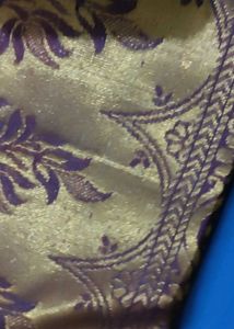 Blue &amp; Gold Saree