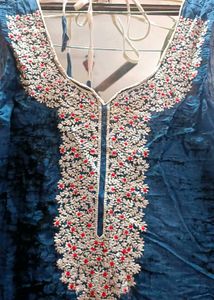 Embroidery Sleevesless kurti