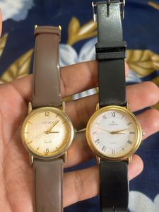 Citizen And Maxima Classic Watches Combo