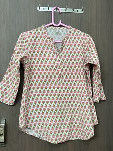 Kipek Brand Medium Size Jaipuri Print Kurti