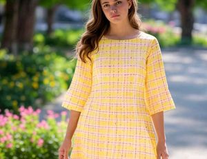 Girls' Orange Frock – Elegant & Stylish (42” Lengt