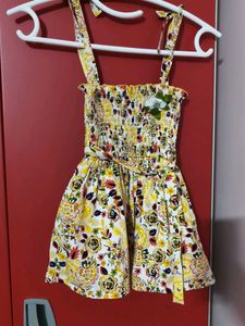 Floral Print Kids Dress
