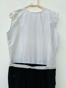 Black &amp; White Long Dress
