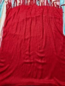 Red Stole For Winter