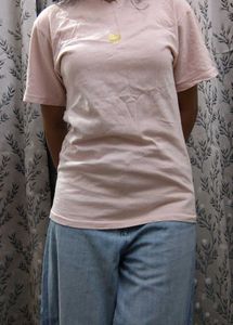 Regular Pink Tshirt With A Small Heart