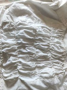 White Puff Sleeve Top