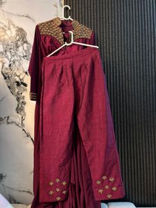 Maroon Beautiful Suit