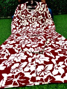 Floral Print Cord Set