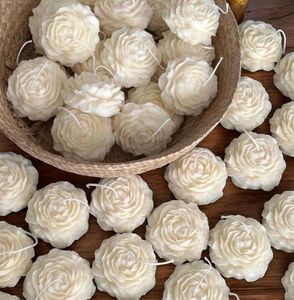 Scented Peony Rose Candles - (Set of 2)🪷