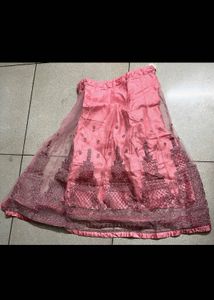 Pink Embellished Lehenga Choli Set