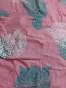 Glace Cotton Double Bedsheet With 2 Pillow Covers