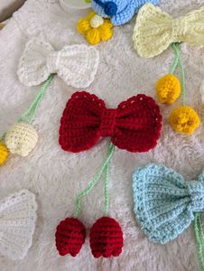 Cute Crochet Hair Bows✨🎀