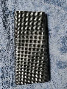 Shiny Black Partywear Clutch