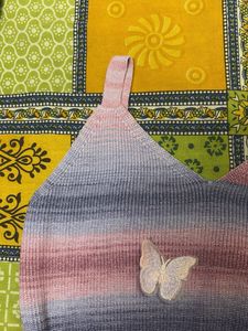 Cute Butterfly Crop Top