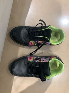 Black Sneakers For Boy 6-8 Years UK Size 4